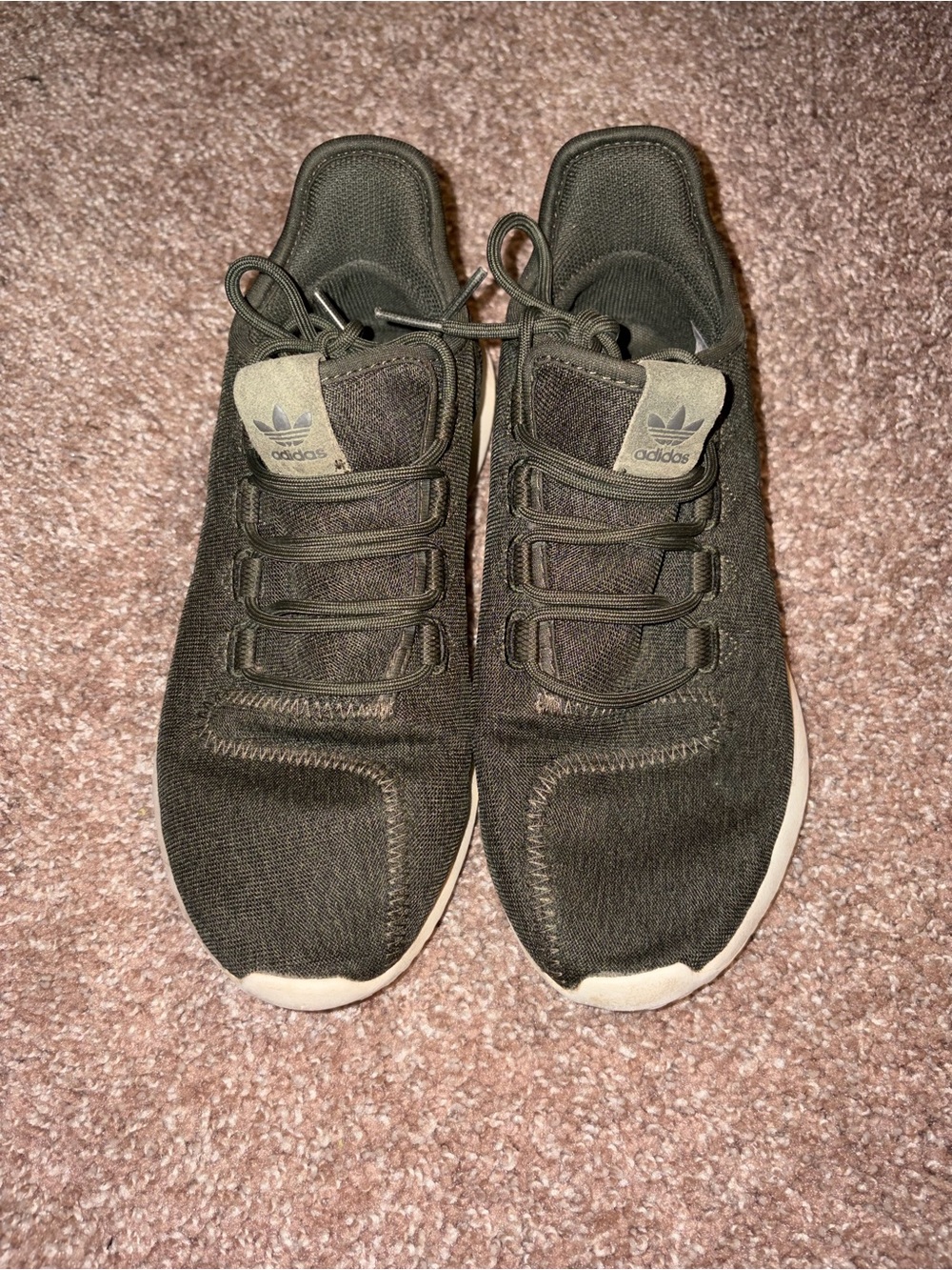 Adidas Originals Tubular Shadow Sneakers in Olive Green